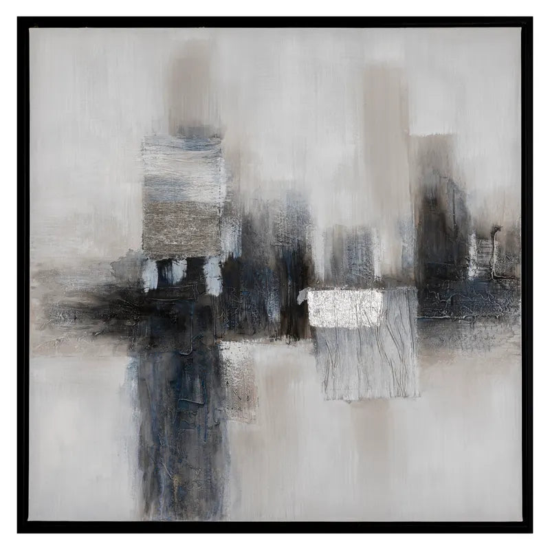 Lux 1 Framed Handpainted Canvas