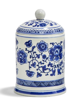 Canton Collection Candle with Gift Box Assorted soy white navy blue and white environmental friendly ceramic lid