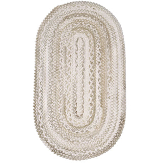 Capel Bayview Oval Rug in Linen 8' x 11'
An oval braided area rug in a natural cream and beige color combination