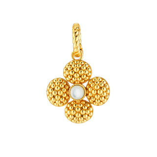 Capucine De Wulf Berry Clover Double Sided Pendant - MOP