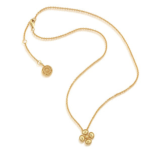 Capucine De Wulf Berry Clover Station Necklace, 16"+2" - Gold
