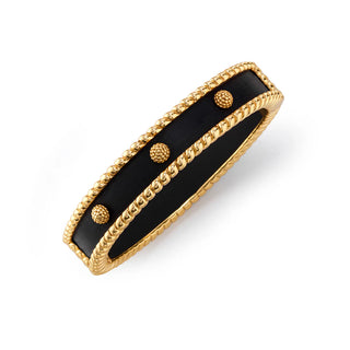 Capucine De Wulf Berry Small Hinged Bangle - Ebony