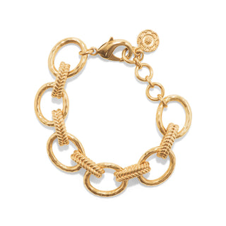 Capucine De Wulf Cleopatra Regal Link Bracelet, 7+1.5" - Gold