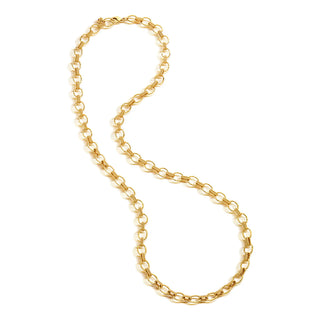 Capucine De Wulf Cleopatra Small Link Necklace, 32" - Gold