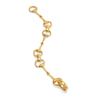 Capucine De Wulf Equestrian Snaffle Bit Bracelet, 8" - Gold