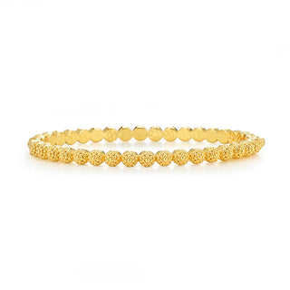 Capucine De Wulf Gold Berry Eternity Petite Hinged Bangle