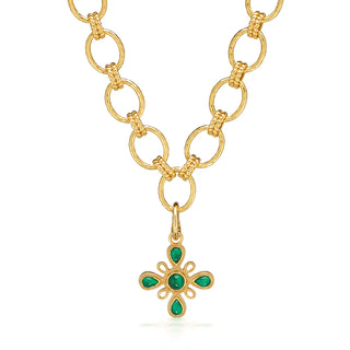 Capucine De Wulf Monique Gem Pendant - Malachite