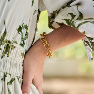 Capucine De Wulf Victoria Small Chain Bracelet, 8" - Gold