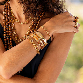 Capucine De Wulf Victoria Small Chain Bracelet, 8" - Gold