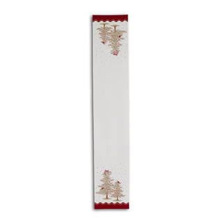 Cardinals & Trees Table Runner with Sequins