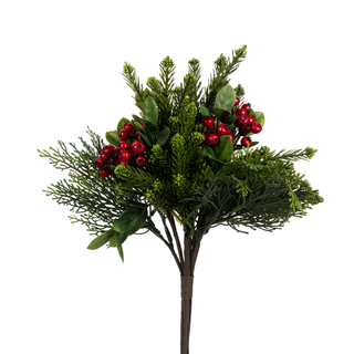 Cedar & Berry Bouquet 18" Red