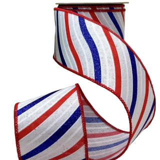 Celebrating America 250 Ribbon 2.5" - Sold by the Foot