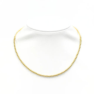 Classic 14K Gold Filled Ball Beaded Choker 3mm hypoallergenic nickel free waterproof tarnish free sensitive skin