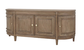 Claude Bow Front Sideboard in Brown