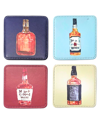 Bourbon Trail Coasters Set of 4