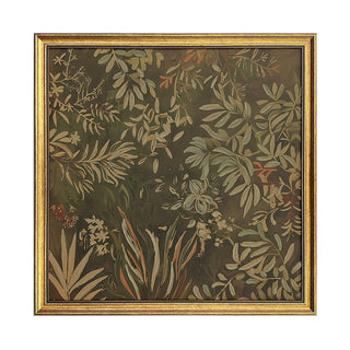 Collins Artwork plant plants green orange brown gold frame canvas