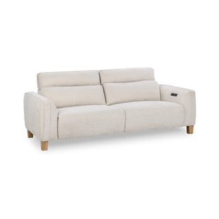 Conway Reclining Sofa in Ivory recliner couch