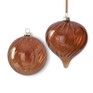 Copper Glass Ornament Assorted