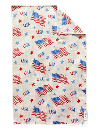 Crae Liberty Wave: Double-Sided Hand Towel