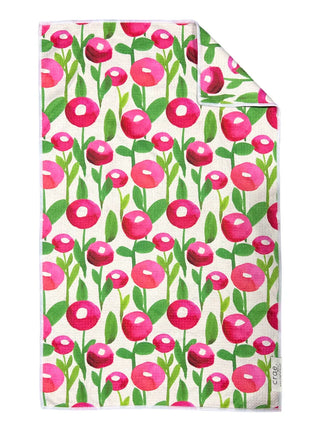 Crae Poppie: Double-Sided Hand Towel