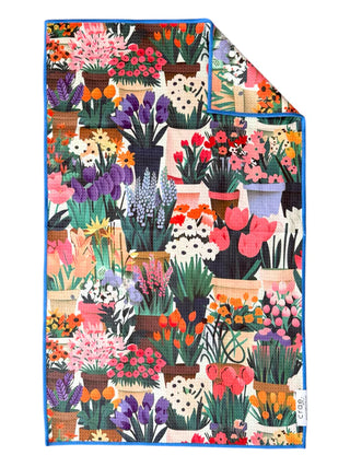 Crae Pots of Love: Double-Sided Hand Towel