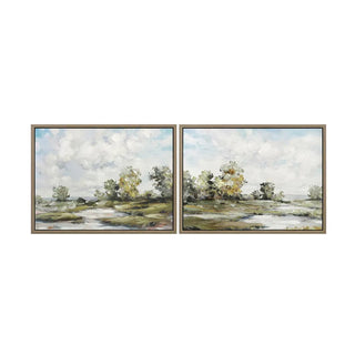 Crestview Moore Framed Canvas Painting