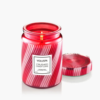 Voluspa Crushed Candy Cane Large 18oz Candle