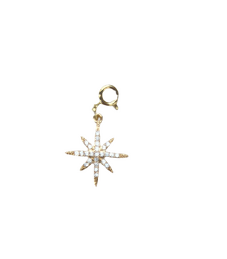 Crystal Star Clip Charm
