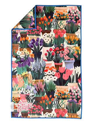 Crae Pots of Love: Double-Sided Hand Towel