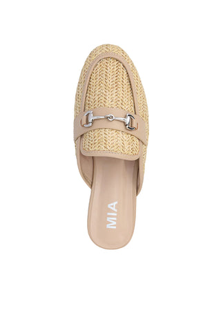 MIA Desz Slip-On Woven Mules in Natural 