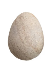 Carved Stone/Marble Egg, 4 Colors