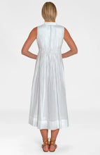Load image into Gallery viewer, Gretchen Scott Aurora Goddess of Sun Dress, Roman Goddess in White
