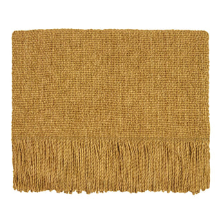 Dartmouth Throw in Citron gold yellow blanket fringe