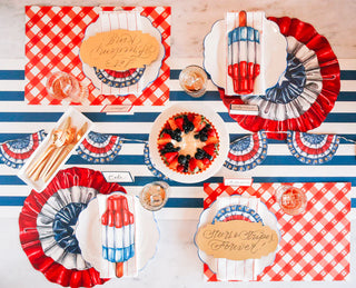 Hester & Cook Die-Cut Star-Spangled Placemats
