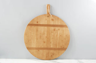 ETU XL Round Pine Charcuterie Board