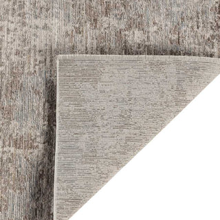 Easton EAS 3 Grey Rug 7'9"x9'9" grey beige abstract power loom