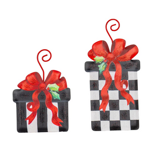 Elegant Gift Box Ornament Assorted