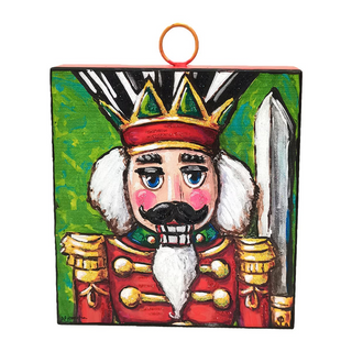 Elegant Nutcracker Mini Metal Art