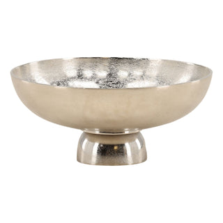 Ellsworth Bowl aluminum silver hammered