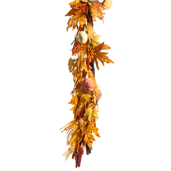 Autumn Harvest Garland 6'.