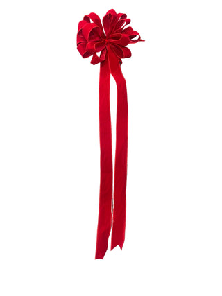 Red Velvet  2.5"  Weather Resistant Bow