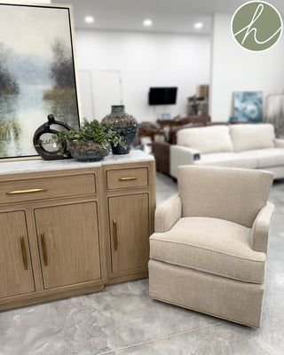Fairfield Chair Kyle Swivel Chair in Linen 