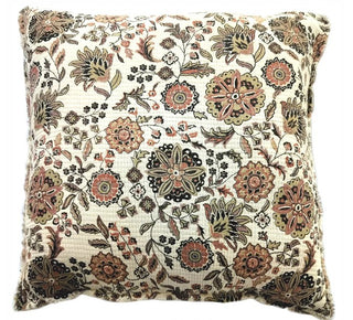 Fennel Botanical Print Pillow floral flower rust black cream beige