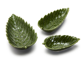 Fern Leaf Tid Bit Plates Assorted