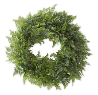 Fern Wreath 30" green