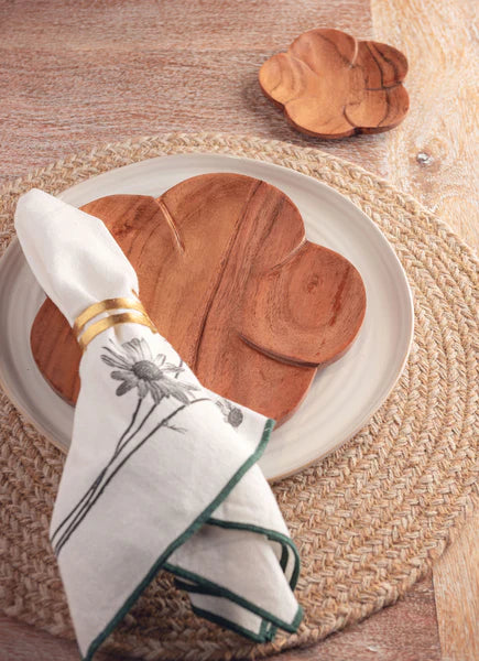 Round Jute Placemats Set of 4