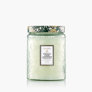 Voluspa French Cade Lavender Large 18oz Jar Candle
