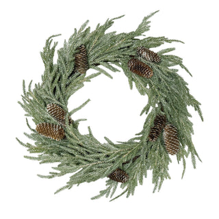 Frosted Austrian Pine Wreath 24"