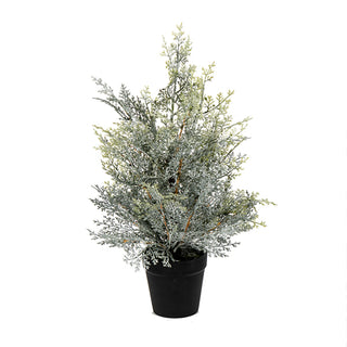 Frosted Cedar Tree 17"