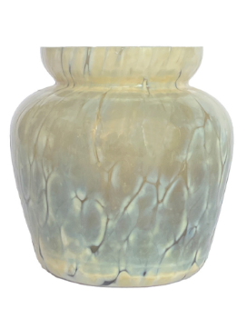 Frosted Marbled Multi Color Vase Assorted beige green blue vein